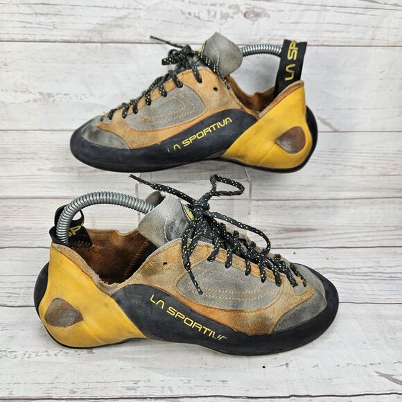 La Sportiva Finale Mens Climbing Shoes Vibram X Sedge US Size 7.5 EU 40 Used - Picture 1 of 7